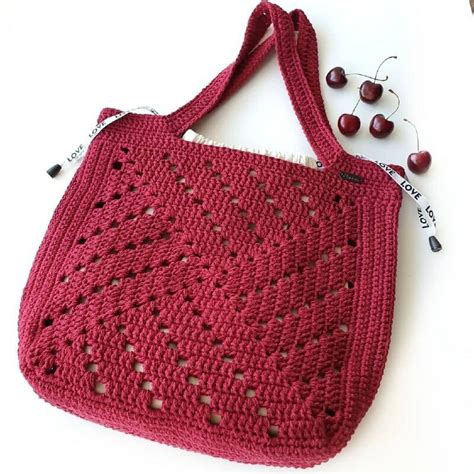 BOLSA DE CROCHE COM SQUARE (Parte1) .